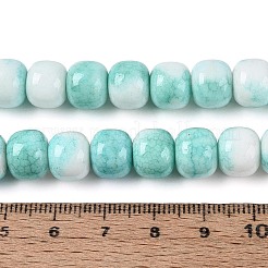 Ombre Effect Dyed Glass Beads Strands&nbsp;GLAA-N067-01A-02