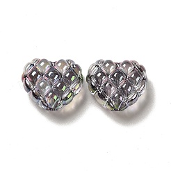 Transparent Acrylic Waffle Beads&nbsp;OACR-E016-01C