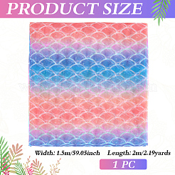 Gradient Polyester Fabric&nbsp;DIY-WH0683-94