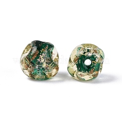 Handmade Gold Sand Lampwork Beads&nbsp;LAMP-Q039-03C