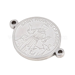 Religion 304 Stainless Steel Connector Charms&nbsp;STAS-I368-03P-02