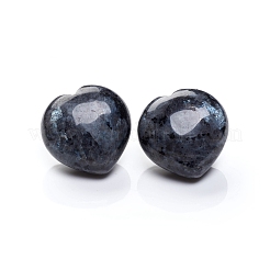 Natural Larvikite Heart Love Palm Worry Stone&nbsp;G-I274-46C