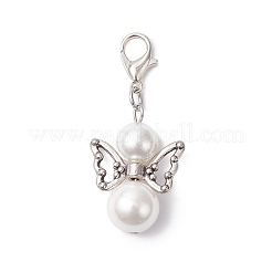 2Pcs Shell Pearl Angel Pendant Decorations&nbsp;HJEW-JM04033