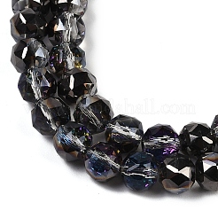 Transparent Electroplate Glass Beads Strands&nbsp;X-EGLA-N002-34C-C21