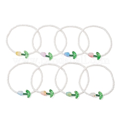 8pcs Glass Stretch Bracelets&nbsp;BJEW-MZ00302