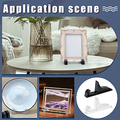 20Pcs 2 Colors Resin Photo Frame Display Stands&nbsp;ODIS-PH0001-92