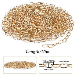 10M Aluminium Paperclip Chains&nbsp;CHA-SC0001-02