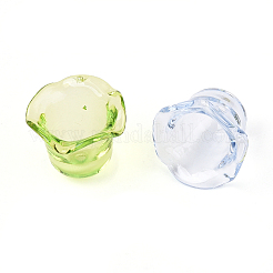 Transparent Acrylic Bead Caps&nbsp;OACR-N146-02