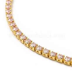 Adjustable Brass Micro Pave Cubic Zirconia Bracelets&nbsp;BJEW-A132-18G