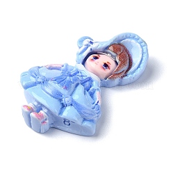 Cartoon Girls Opaque Resin Decoden Cabochons&nbsp;RESI-S392-04B-02