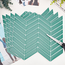 3D PET Self-Adhesive Waterproof Arrow Pattern Wall Sign Stickers&nbsp;DIY-WH0308-145