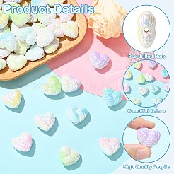 UV Plating Braided Opaque Acrylic Beads&nbsp;MACR-CJC0016-09A