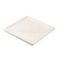 Square Wood Covered with Velvet Jewelry Display Trays&nbsp;ODIS-WH0329-41B