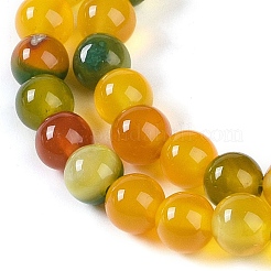 Natural Striped Agate/Banded Agate Beads Strands&nbsp;G-Z060-A01-A18