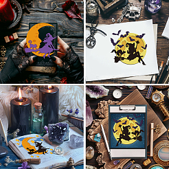 Witches Day Theme Carbon Steel Cutting Dies Stencils&nbsp;DIY-WH0309-3614
