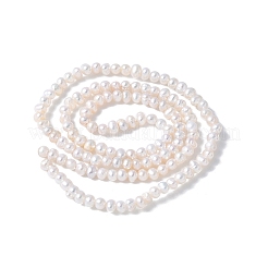 Natural Cultured Freshwater Pearl Beads Strands&nbsp;PEAR-I007-07F-01A