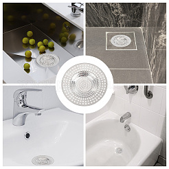 201 Stainless Steel Drain Hair Catchers&nbsp;AJEW-WH0020-45
