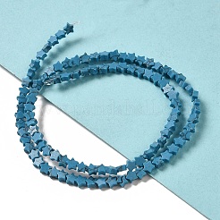Dyed Synthetic Turquoise Beads Strands&nbsp;G-G085-B31-01