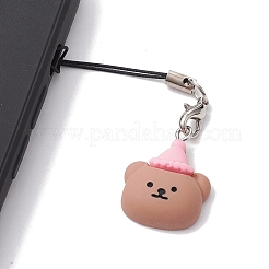 Bear/Cat/Food/Cloud Resin Mobile Straps&nbsp;HJEW-JM01597