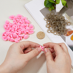 70 Sets Triangle Plastic Safety Craft Noses&nbsp;FIND-FH0016-59