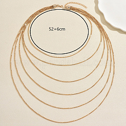 Elegant Iron Multi Layered Chain Tassel Long Necklaces for Women&nbsp;QM5620
