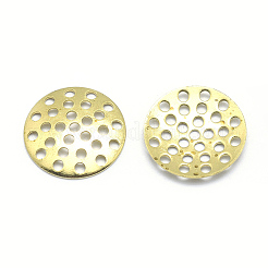 Brass Finger Ring/Brooch Sieve Findings&nbsp;X-KK-K184-37C-C-02-RS