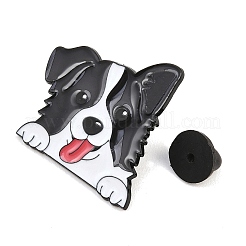 Border Collie Enamel Pins&nbsp;JEWB-B041-06C