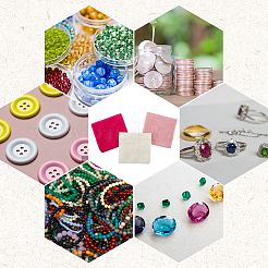 3Pcs 3 Colors Folding Velvet Jewelry Storage Bags for Earrings Rings Bracelets&nbsp;ABAG-CN0001-69B