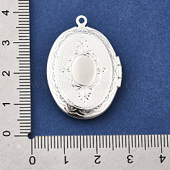 Rack Plating Brass Locket Pendants&nbsp;KK-K277-05S