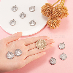304 Stainless Steel Pendants&nbsp;STAS-CJ0003-06