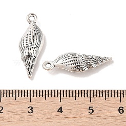 Spiral Shell Tibetan Style Alloy Pendants&nbsp;TIBEP-R344-40AS-LF