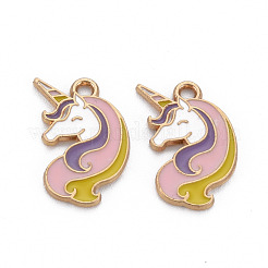 Alloy Enamel Pendants&nbsp;ENAM-S126-066A-NR