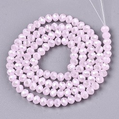 Electroplate Glass Beads Strands&nbsp;EGLA-A034-J8mm-A09