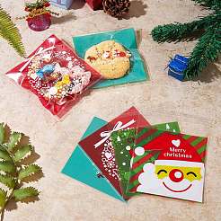 400 Pcs 4 Styles Self-Adhesive Christmas Candy Bags&nbsp;JX061A