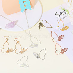 120Pcs 6 Colors Tibetan Style Alloy Pendants&nbsp;FIND-CA0009-24