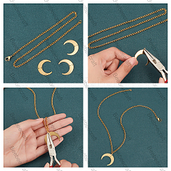 10Pcs 201 Stainless Steel 2-Loop Connector Charms&nbsp;STAS-BBC0001-21