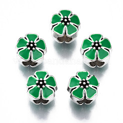 Alloy Enamel European Beads&nbsp;MPDL-T005-006-RS