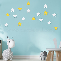 200Pcs 2 Colors Star Card Paper&nbsp;DIY-OC0014-60