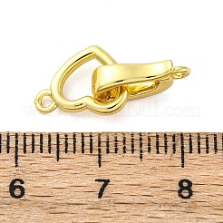 Brass Fold Over Clasps&nbsp;KK-Z078-38G