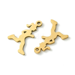 201 Stainless Steel Pendants&nbsp;STAS-U003-25B-G
