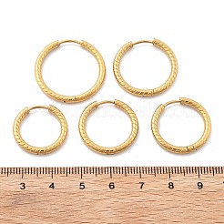 304 Stainless Steel Hoop Earrings&nbsp;EJEW-R017-01G-01