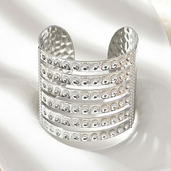 304 Stainless Steel Cuff Bangles for Women&nbsp;BJEW-Z096-06P