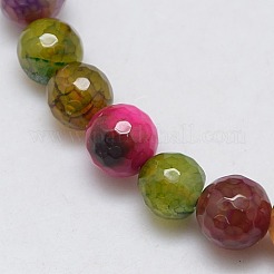 Natural Agate Round Beads Strand&nbsp;G-L084-10mm-19