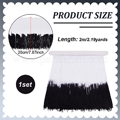 2M Two Tone Polyester Tassel Ribbon&nbsp;OCOR-FG0002-37C