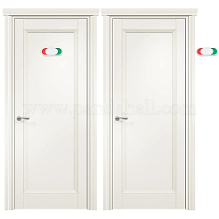 14Pcs Acrylic Red Green Slider Indicator Door Sign&nbsp;AJEW-WR0003-20A