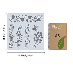 PET Plastic Hollow Out Drawing Painting Stencils Templates&nbsp;DIY-WH0244-223