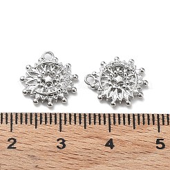 Rack Plating Brass Micro Pave Cubic Zirconia Pendants&nbsp;KK-K333-95P