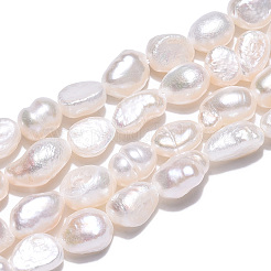 Natural Cultured Freshwater Pearl Beads Strands&nbsp;PEAR-N014-06B