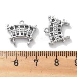 Brass Micro Pave Cubic Zirconia Charms&nbsp;KK-M102-54P