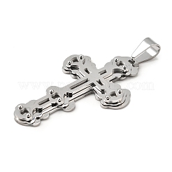 Cross 304 Stainless Steel Big Pendants&nbsp;STAS-R171-07P
